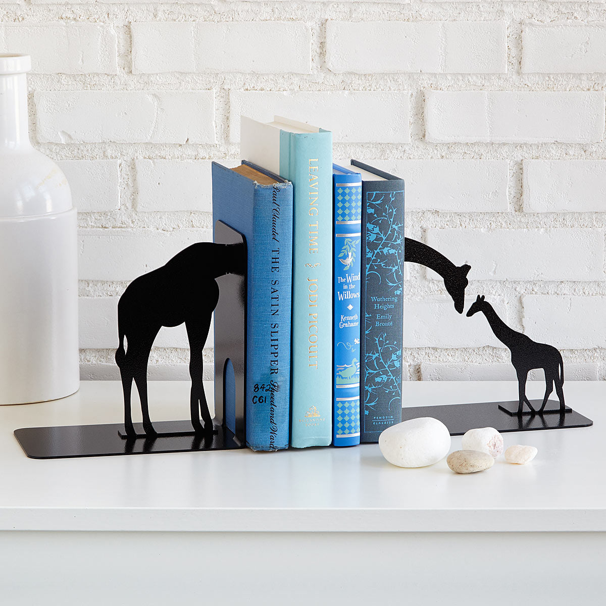 Giraffe Family Bookends