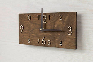 Modern Wood Wall Clock