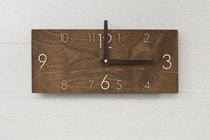 Modern Wood Wall Clock