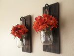 Mason Jar Sconces