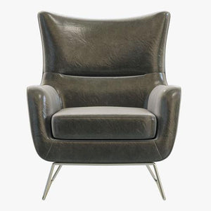 Schultz, Hoeger and Cassin Leatherbound Chair